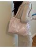 2026 Korean-Style Luxury Polka Dot Tote: Lightweight, Simple Fashion, Women's Single Shoulder Bag, Large Capacity