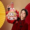 Ancient Rabbit Lantern Handmade Lantern DIY Material Package Mid-Autumn Festival Lantern  Women