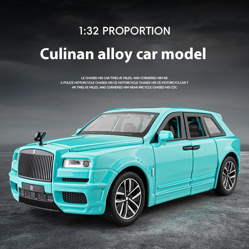 1/32 Scale Rolls Cullinan SUV Alloy Luxy Car Model Diecast Metal Toy Vehicles Car Model Sound and Light Simulation Children Gift