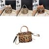 Trendy Leopard Print Stylish Crossbody Bag For Kids With Chic Bow Design