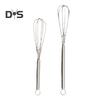 Mini Whisk Egg Beater Stainless Steel Wire Whisk for Whisking Mixing Beating Spring Handle Small Whisk