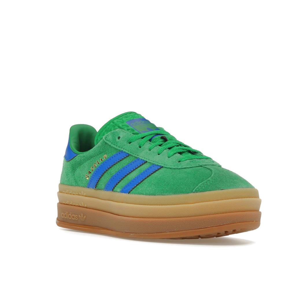 Adidas Gazelle Bold Women Lifestyle Sneakers Green Blue Gum IE1370