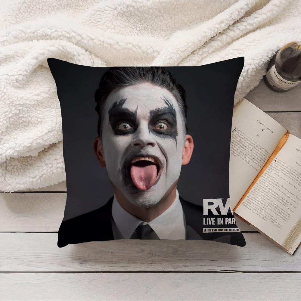 Singer Robbie Williams Pillow Case Home Decoration Cushion Cover Suitable For Bedroom Car Office Sofa