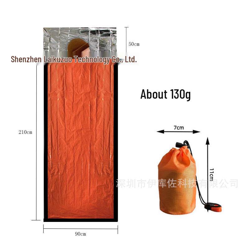 Portable Emergency Survival Sleeping Bag with Multifunctional Insulation for Hiking and Camping