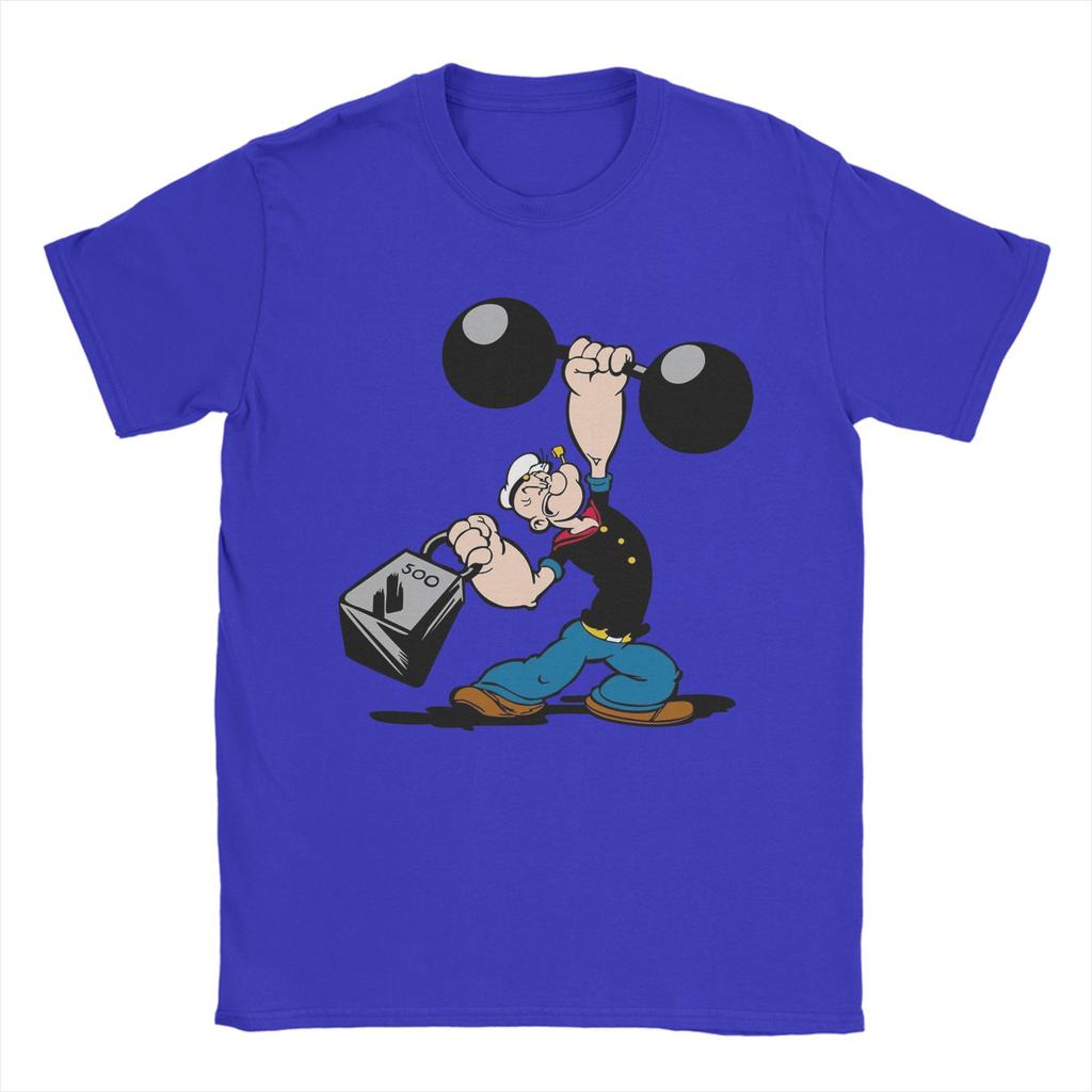 Popeyed T Shirt Men Cotton Novelty T-Shirt O Neck Tees Short Sleeve Tops Printed