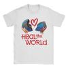 Earth Day Walk For Mj T Shirt Unisex Unisex Pure Cotton Funny Tshirt Round Neck Heal The World Tee Shirt Short Sleeve Tops Big Size