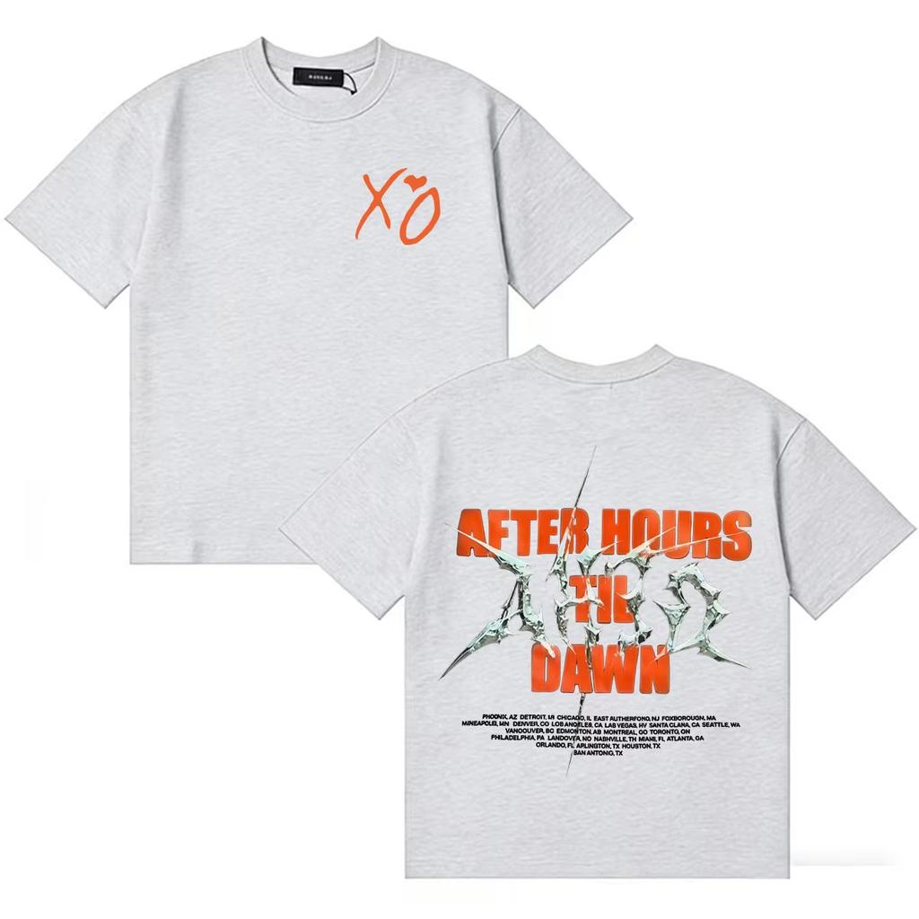 Summer Hot Sale The Weeknd After Hours Til Dawn 2026 World Tour Fashion Hip Hop Men Women Short Sleeve T-shirt