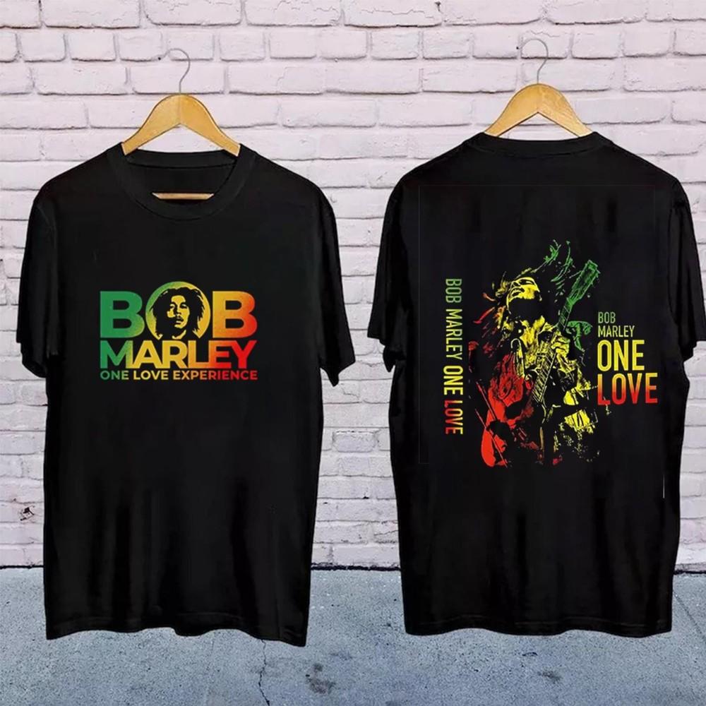 Bob Marley 2025 T Shirt  One Love Crewneck Unisex  Reggae  Gifts For Fan Shirt Unisex T-Shirt XXXXL