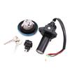 Motorcycle Locking System Motorbike Ignition Switch Lock Door/Fuel Tank Caps Lock Key Motorcylce Accessories for YBR125