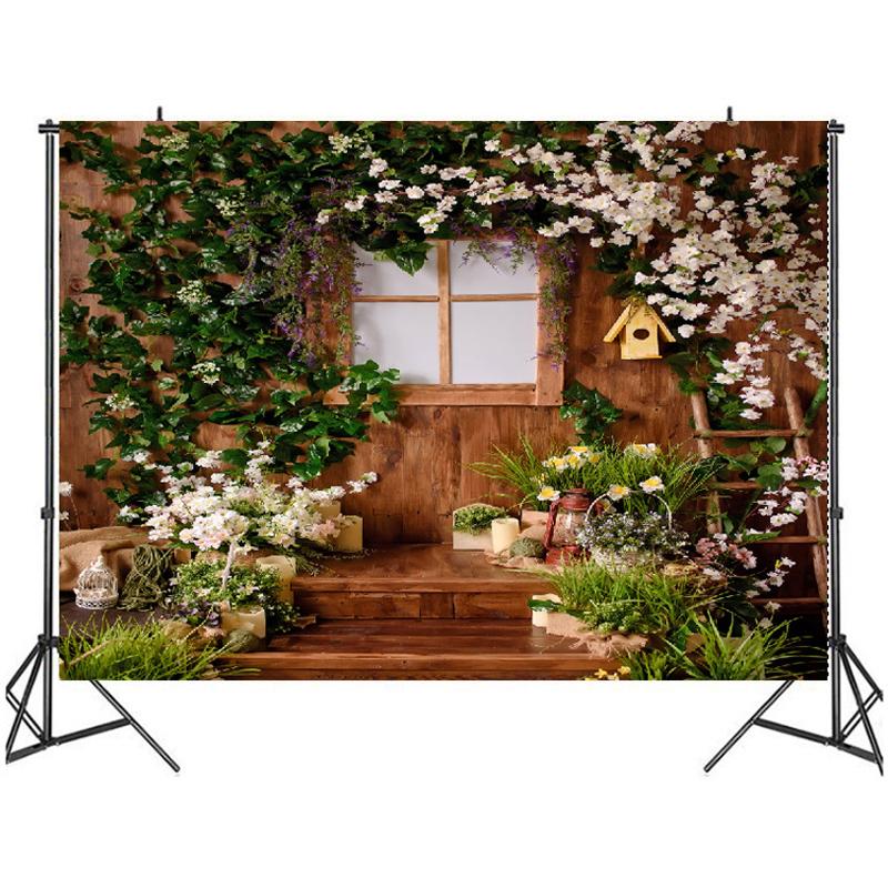 Easter Party Background Photography Backdrop Rabbit Colored Eggs  Baby Photographic Photo Studio Props