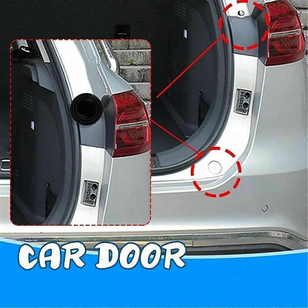16Pcs Car Silicone Shock Absorber Gasket ,Universal Self-Adhesive Automobile Shock Absorber Silent Gaskets Door Bumper