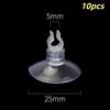 10Pcs Fish Tank Suction Cup Holders Secure Grip Fit Air Tubing Pumps Heater Hoses for Freshwater Aquarium Setup
