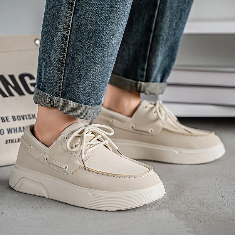 New Men'S Sneakers Soft Comfortable Non Slip Wear Resistant Sole Daily Casual Men'S Shoes Preppy Holiday Gifts Walking Shoes