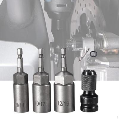 Sechskant-Bit-Zubehör Legierter Stahl Sechskantkopf 8/14/10/17/12/19mm für Heimwerker Mechaniker