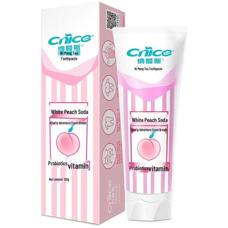 

Naice Peach Soda Vitamin Toothpaste