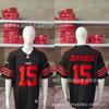 San Francisco 49ers NFL Football Jersey 15 Jennings Mens Cotton Sports Fan Apparel Basketball Team