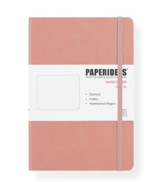 

Твердый переплет A5 Bullet Journals Dot Notebook 188 страниц 100 г/м² 5,7 x 8,2 дюйма Ретро-бандаж конфетного цвета дневник блокнот журнал BUJO