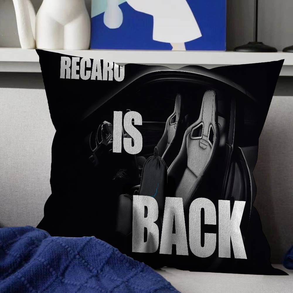 Recaros Logo Personalized Pillow Dust Cover Bedroom Kids Party Decoration Pillowcase Birthday Children Gift