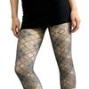 Womens Aesthetic Geometric Floral Patterned Lace Pantyhose Sheer Fishnet Tights Stockings Mesh Leggings for Casual Wear