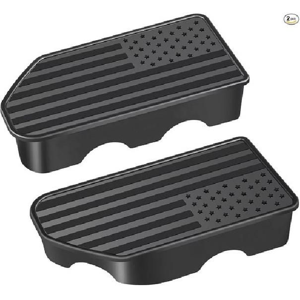 Заглушки для карманов боковых опор кровати для крышек кузова грузовика Заглушки для задних отверстий Черные