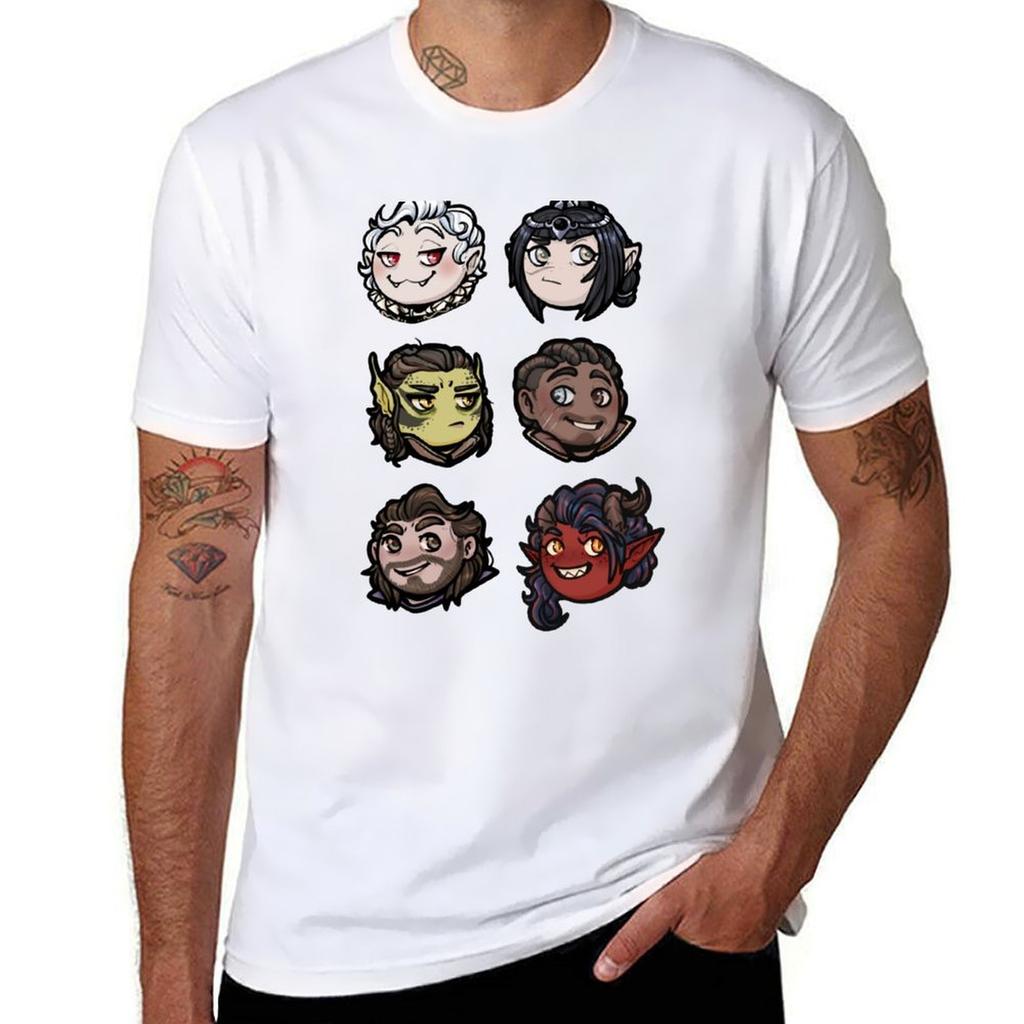 Balders Gate 3 Origin Characters Tshirt Modern Style Print Tshirt