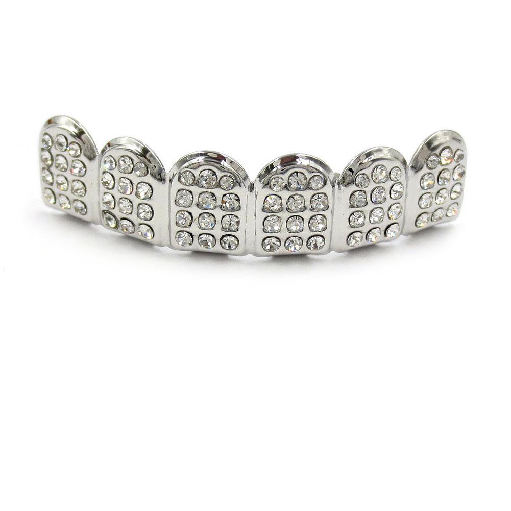 Gold-Plated Hip Hop Grillz - Twill Style