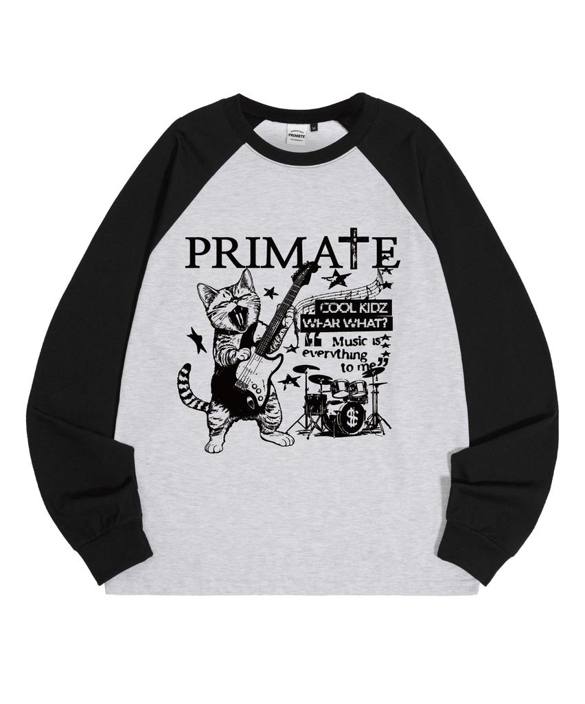 PRIMATE Rock&Roll Oversized Raglan Long Sleeve 3 Colors