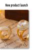 18k Gold-Plated Geometric Zircon Multi-layer Ring for Women