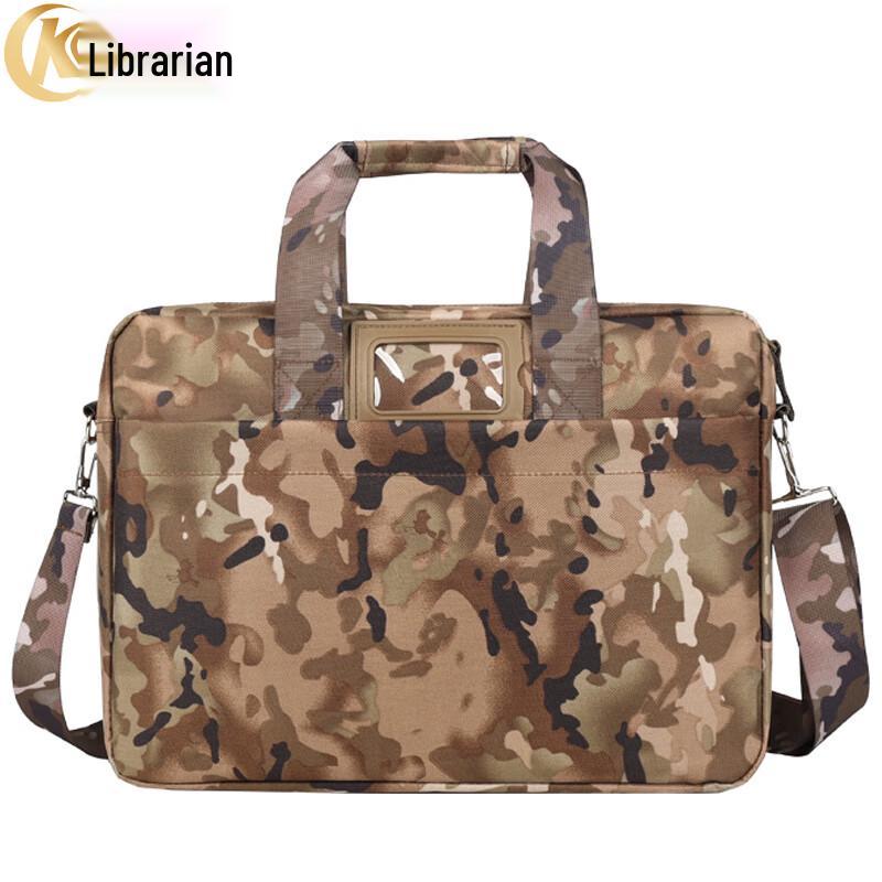 Kuzhe Versatile Camouflage Laptop Shoulder Bag
