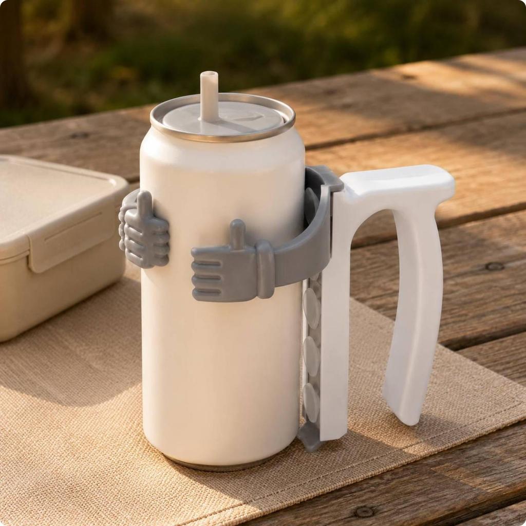 Fizzy Drink Can Lid Reusable with Straw Easy to Use Accessory for Travel, Car, Office