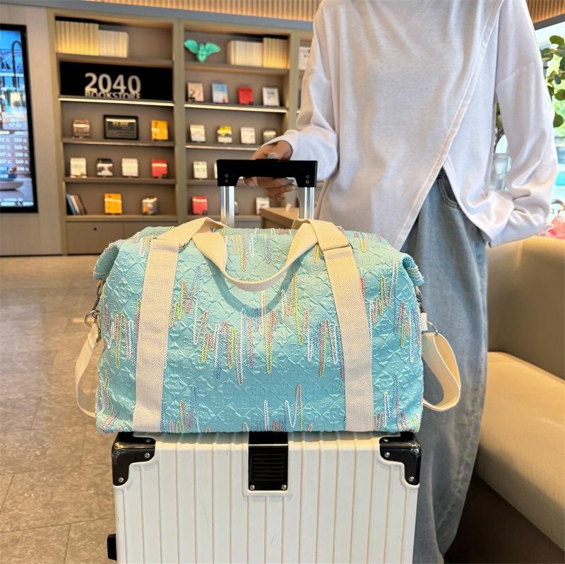 Fresh and Lightweight Short-distance Portable Travel Bag for Women's Trendy Yoga Bag for Picnics and Ingredients Storage Bag