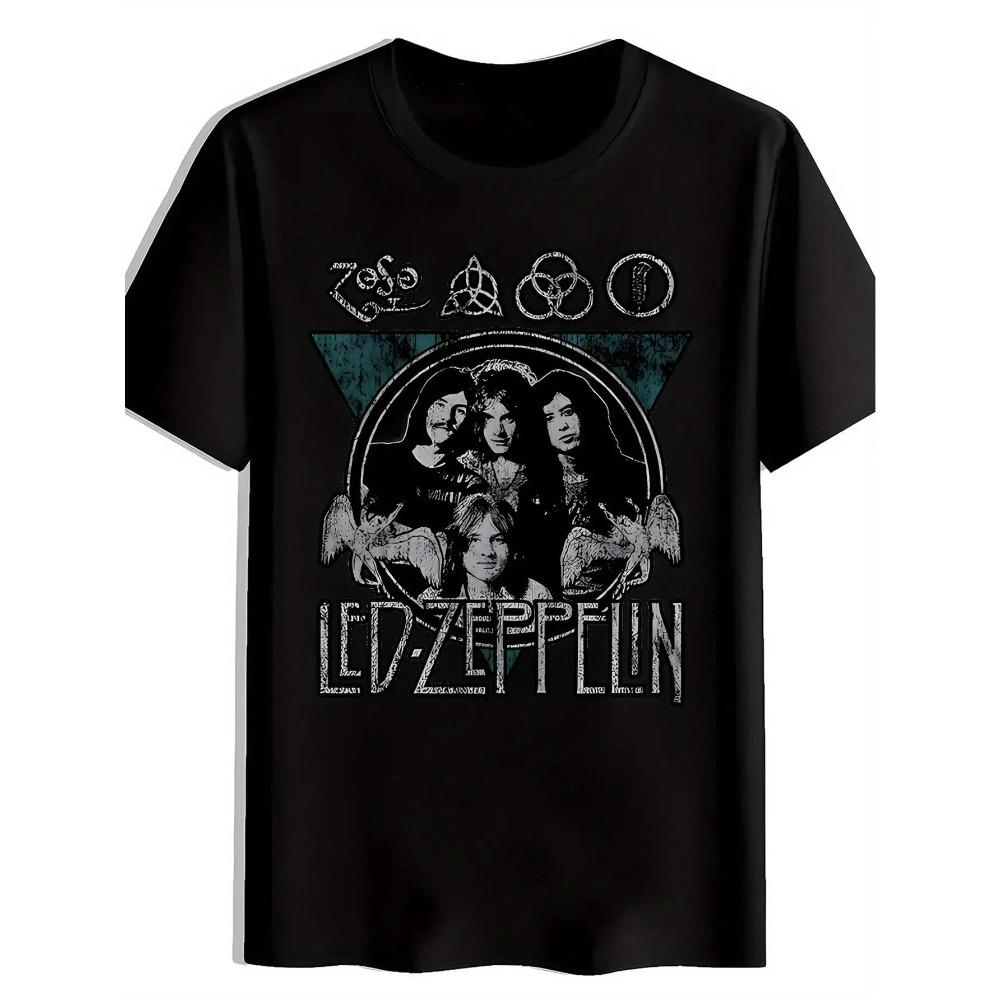 

Black Graphic 2D Printed T-Shirt for Men - Round Neck Casual, Short Sleeve, 100% Cotton T shirts Summer Top 4XL