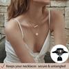 Gold/Silver Layered Necklace Clasps Multiple Strands Jewelry Connector  Women Layered Look