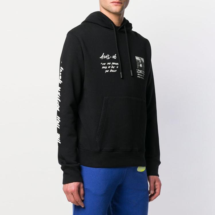 OFF WHITE Basquiat Graphic Hoodie OMBB034S190030051020