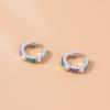 Alloy Geometric Elegant Ear Cuffs With Colorful Rhinestones For Women Trendy