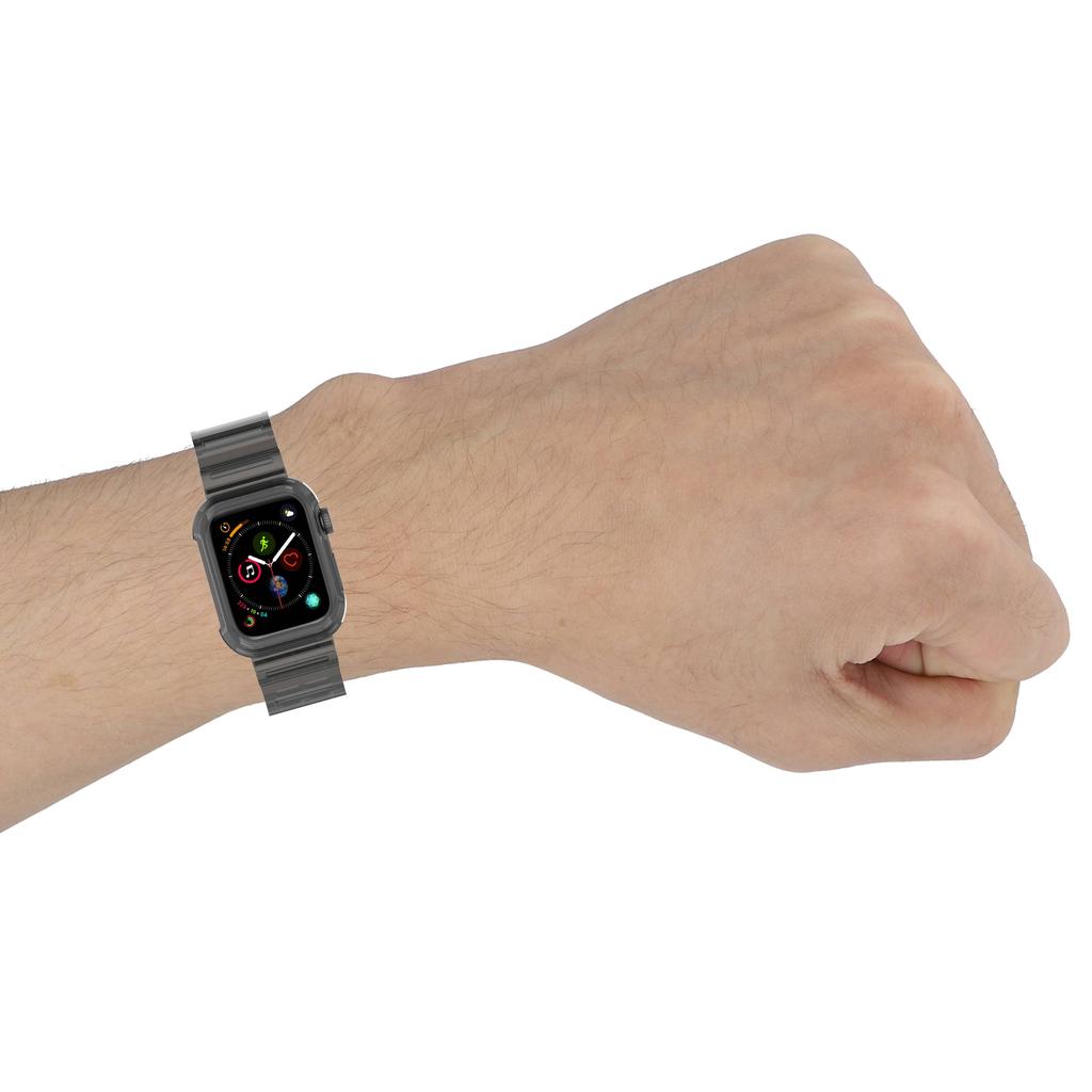 For Apple Watch Series 8 7 45mm/6 5 4 SE SE (2022) 44mm/3 2 1 42mm Integrated Watch Case Adjustable Watch Strap