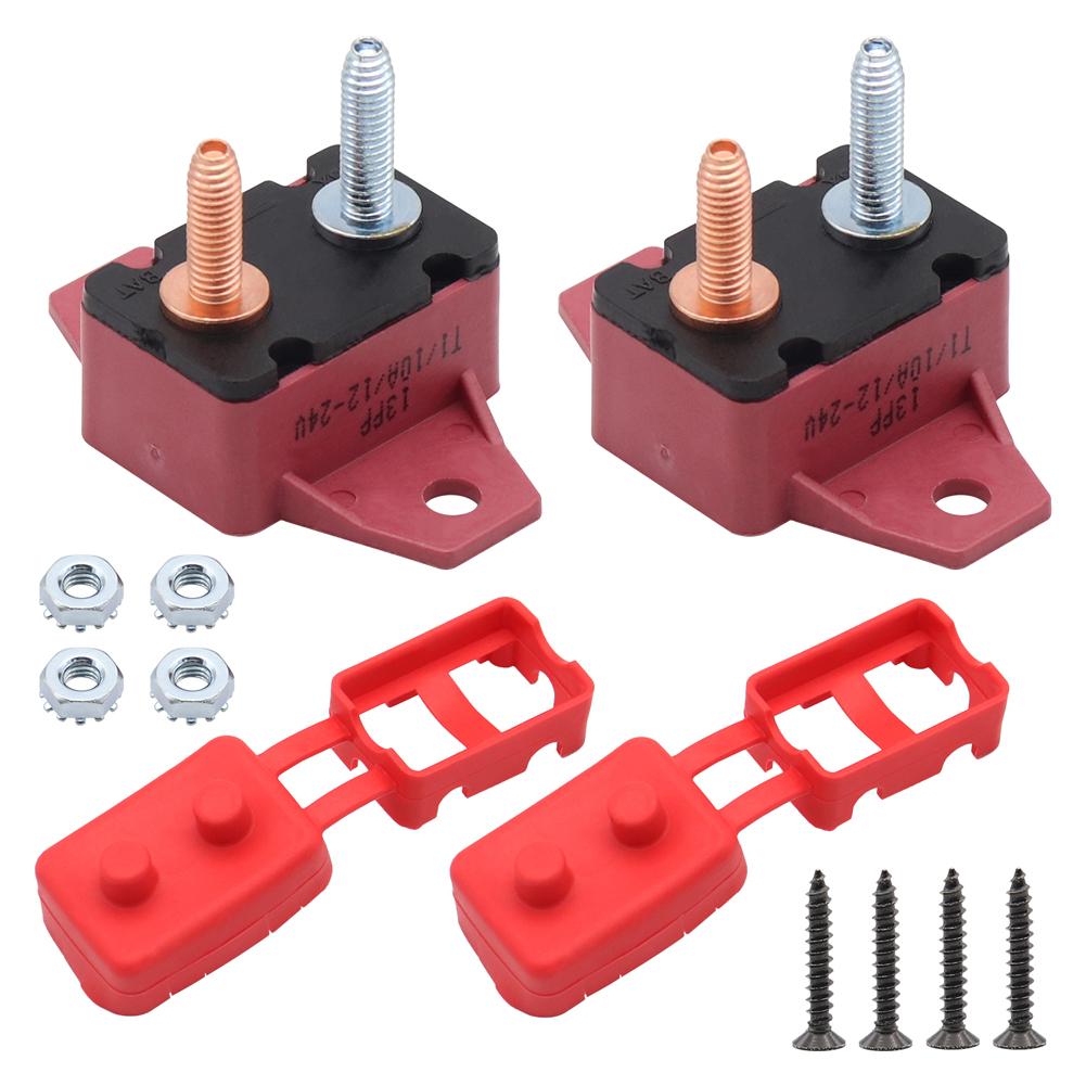 DC 12V - 24V Circuit Breaker Electrical Circuit Breaker Mini Circuit Breaker Automatic Reset Circuit Breaker for Cars Boats