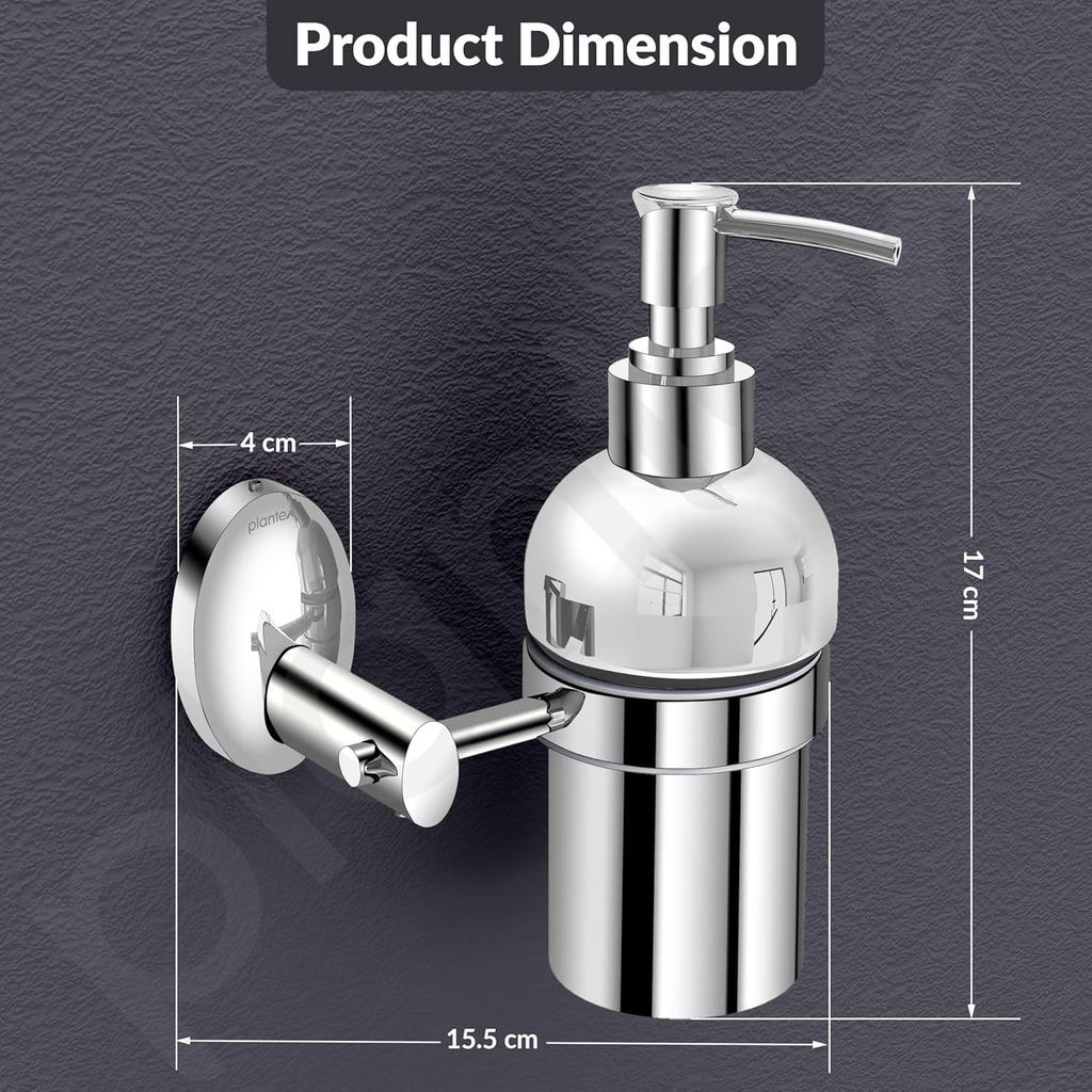 Grade Stainless Steel Silver Wash Basin Handwash Holder/Wall Mounted Dispenser/Bathroom Accessories - Oreva (Chrome)