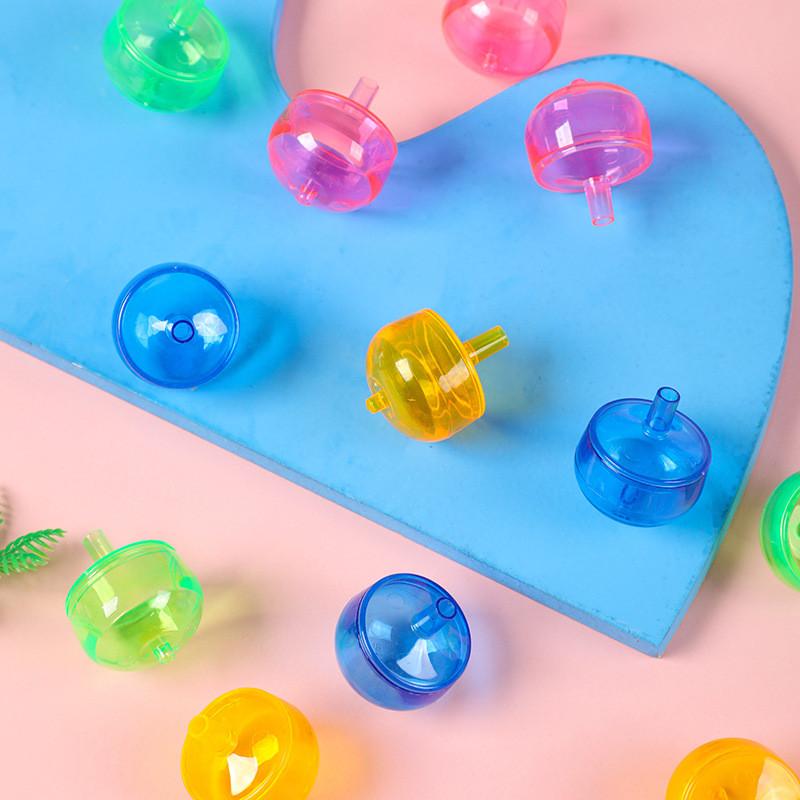 Gyroscope Transparent Toy Plastic Handheld Creative Gift Children Educational