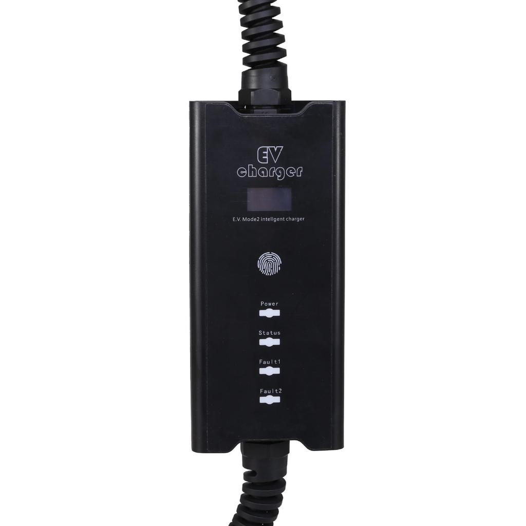 Portable EV Charger with US Type 1, EU Type 2, and National Standard Compatibility