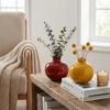 Ceramic Simulated Pomegranate Vase Fruit Shaped Bud Vase Flower Arrangement Vase  Display Cabinet