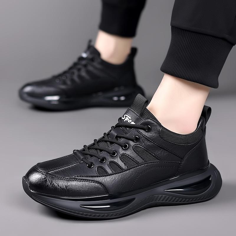 Fashion 2025 Designer Brand Thick Soled Men's Outdoor Hiking Shoes Simple White Oxford Shoes Men's Trendy New Sports Leisure Shoes