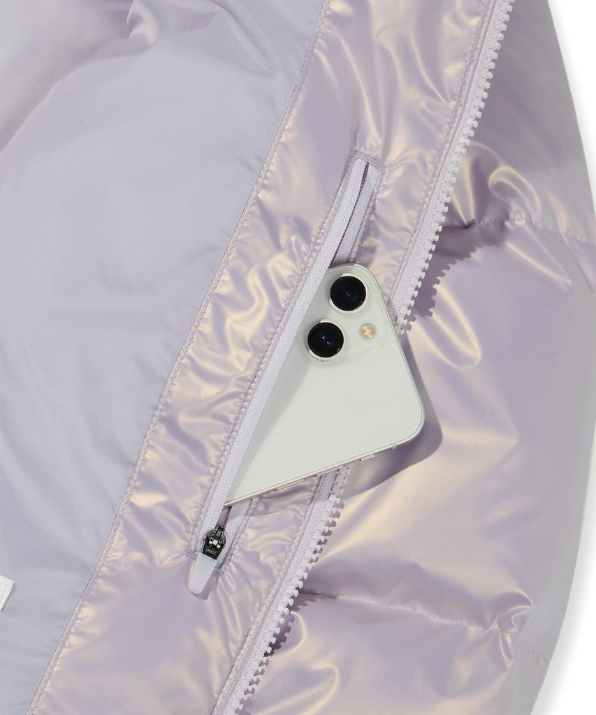 Cgp [24 Ver.] (Women'S) Rds Glossy Duck Down Puffer Short Padded Jacket_Lavender
