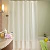 Vinyl Magnetized Shower Curtain Liner Frosted  W/ 3 Magnets