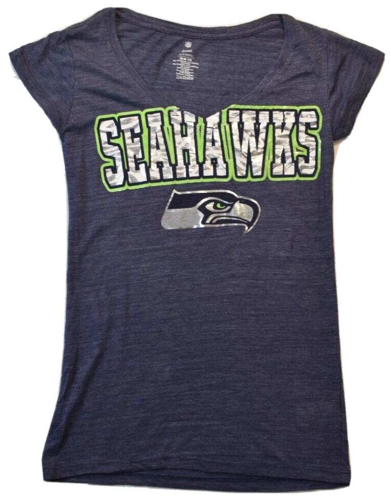 NFL Teens Apparel Juniors Seattle Seahawks Shirt New XS, M, L L