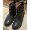 Women Comfort Boots Brown 075a
