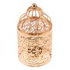 Vintage Birdcage Tealight Candle Holder Iron Decorative Lantern Pillar Candle Stand for Home Wedding Party