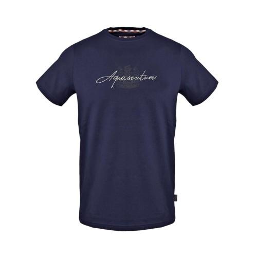 Aquascutum Mens Script T-Shirt