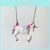 Animal Pendant Necklace With Oil Drip Finish For Women Fashion Accessory