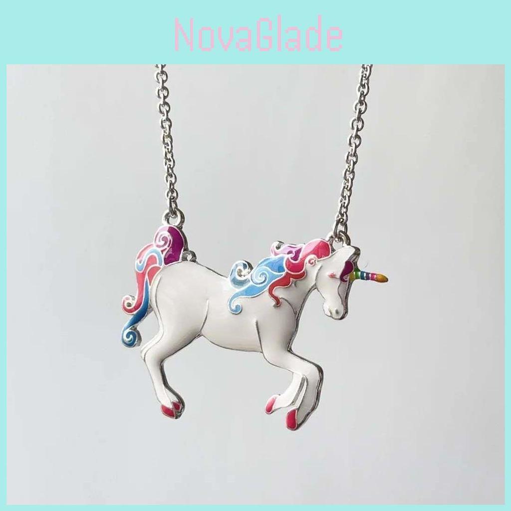 Animal Pendant Necklace With Oil Drip Finish For Women Fashion Accessory